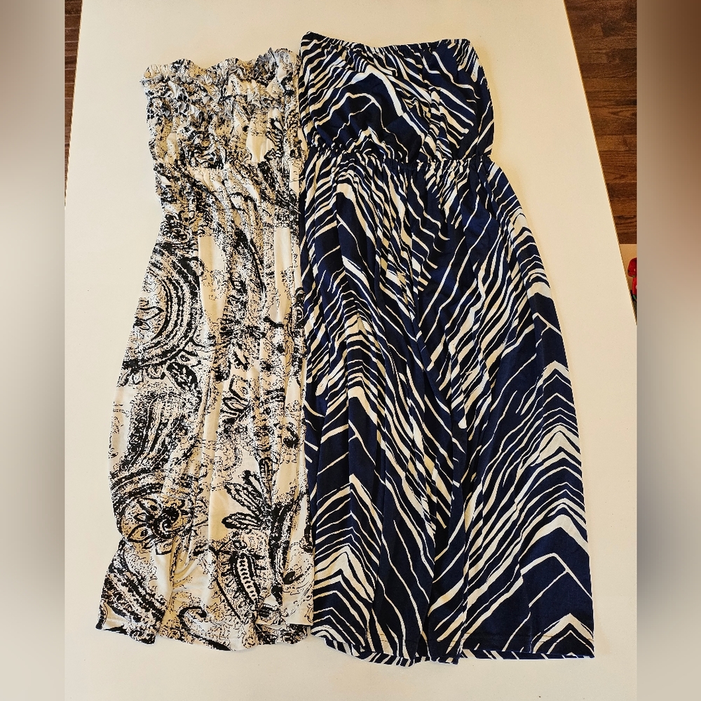 Set of 2 Strapless Dresses